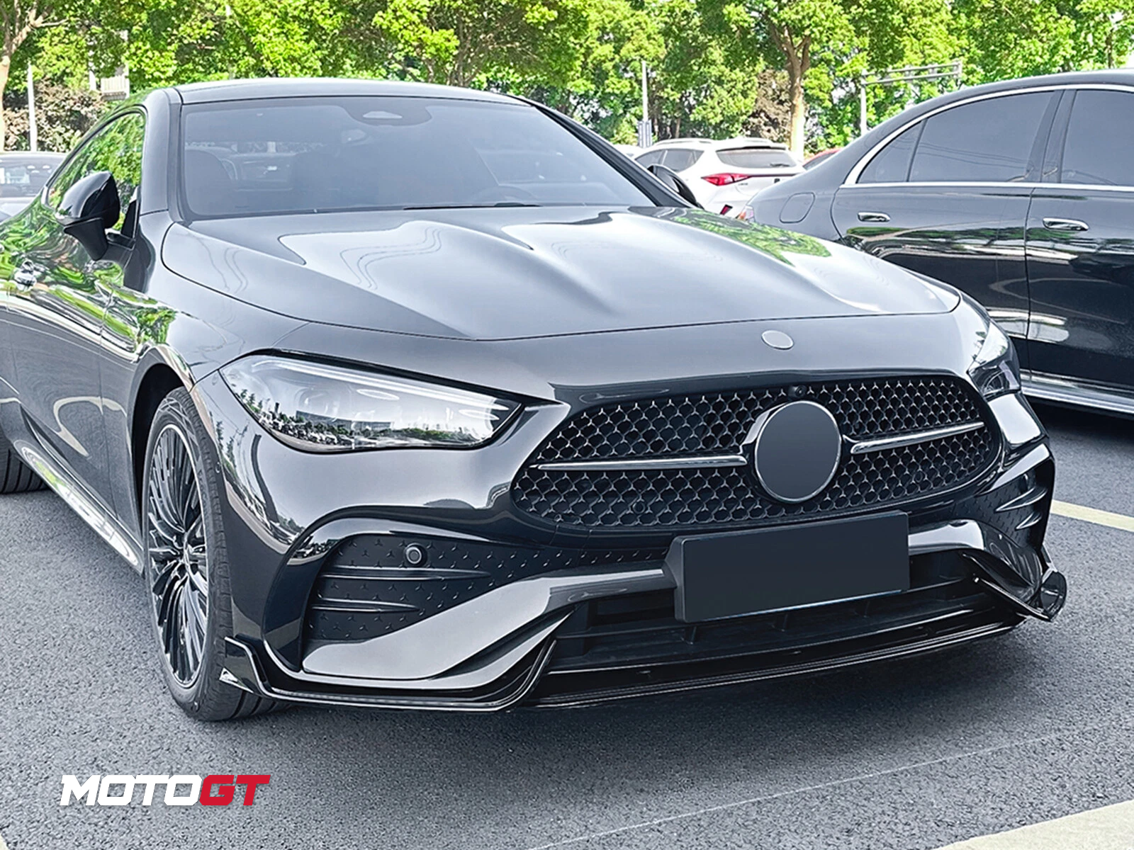 فاصل الصدام الأمامي الأسود من الفئة CLE — 3